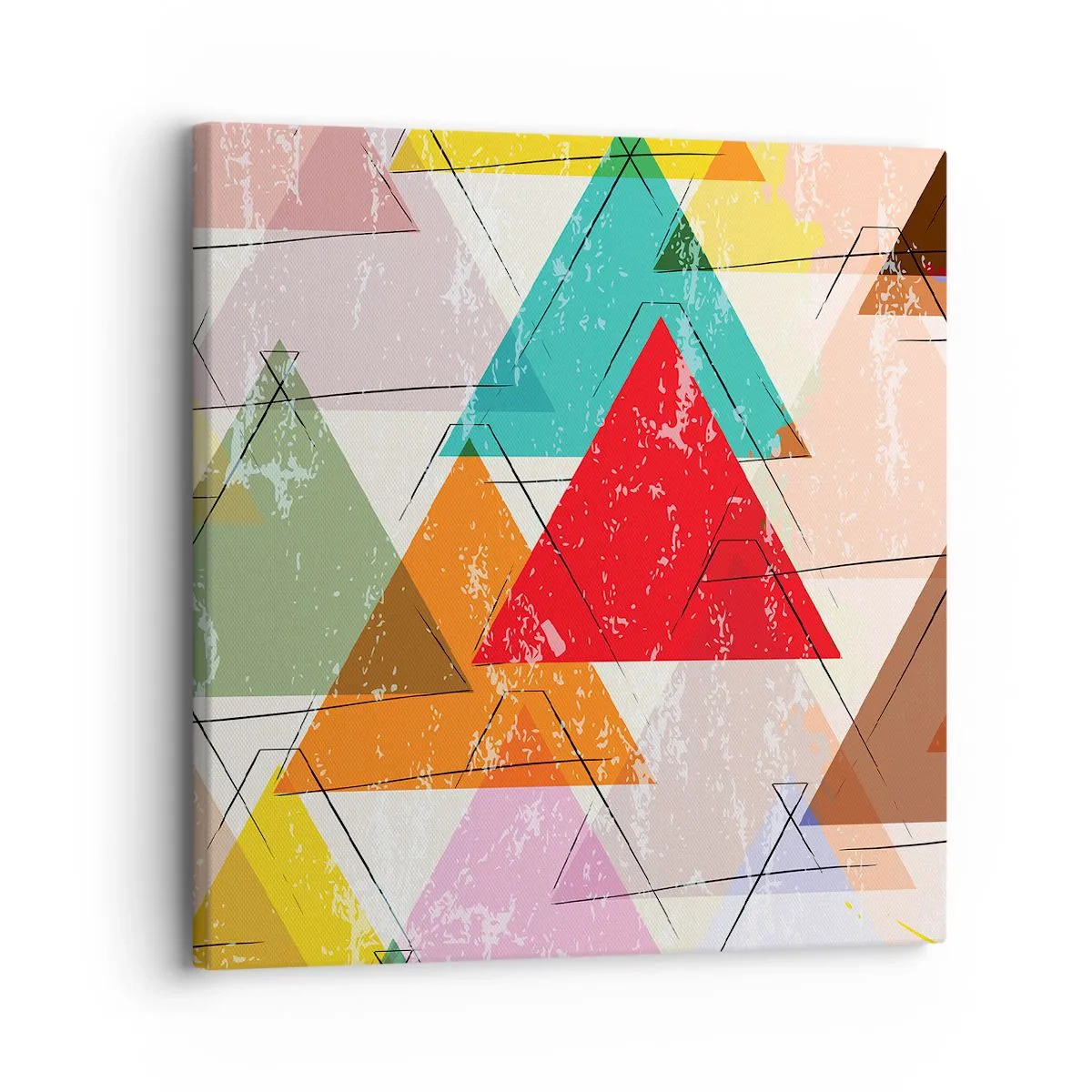 Canvas picture - Three by Three - 30x30 cm