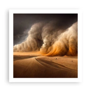 Poster - Rage of the Desert - 60x60 cm
