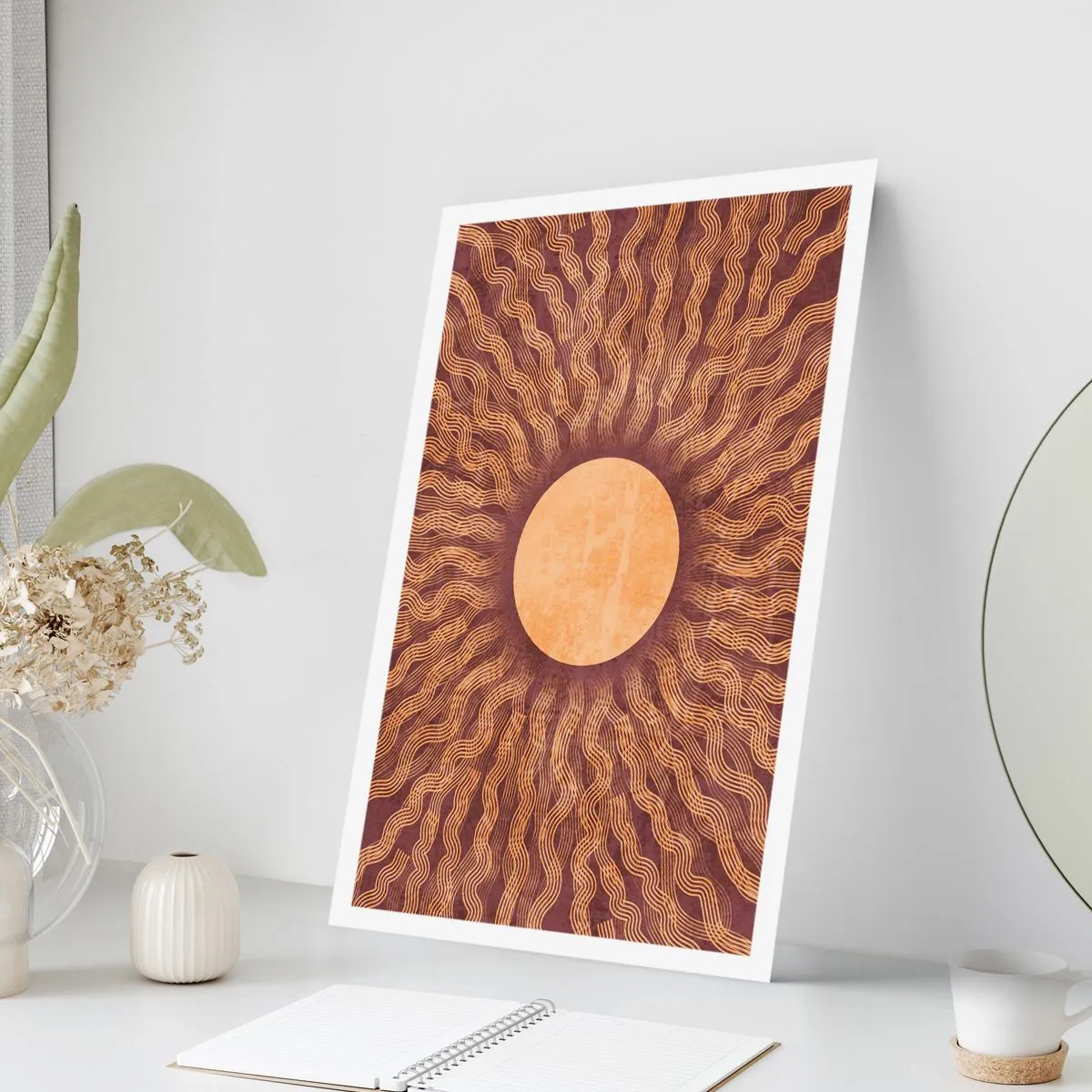 Poster - Sun Icon - 70x100 cm