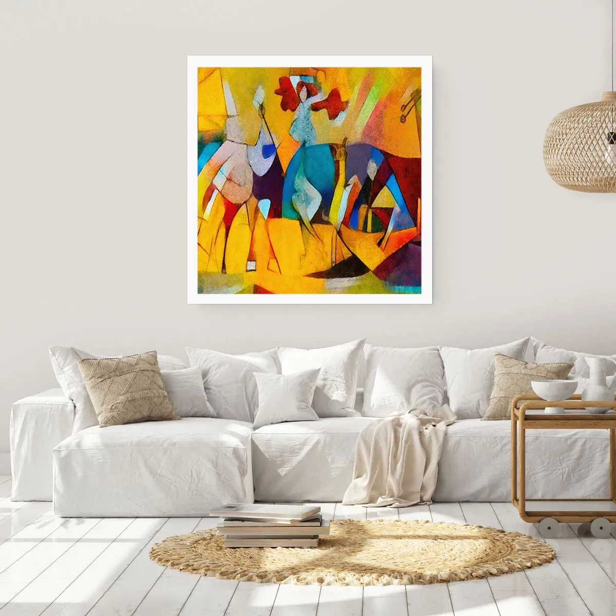 Poster - Sun -Life - Happiness - 60x60 cm