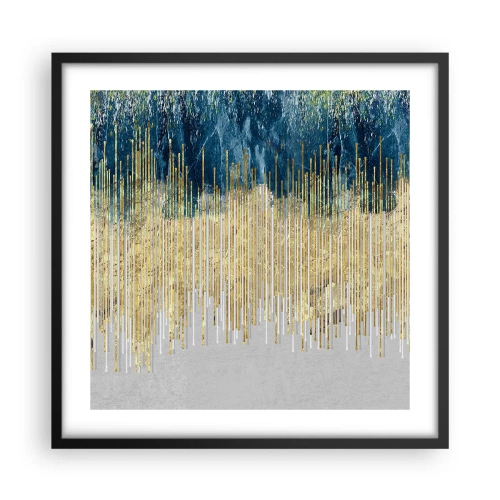 Poster in black frame - Glided Border - 50x50 cm