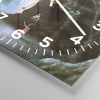 Clock face with numbers