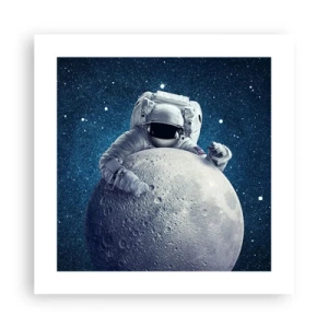 Poster - Space Joker - 40x40 cm