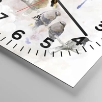 Clock face with numbers