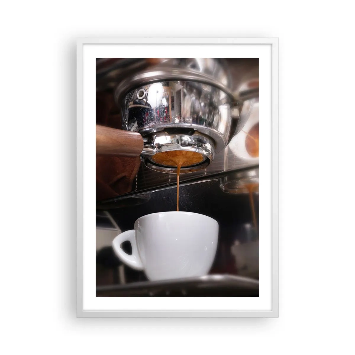 Poster in white frmae - Good Moment of the Day - 50x70 cm