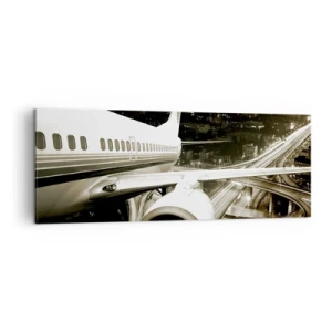 Canvas picture - Flying into the Night - 140x50 cm