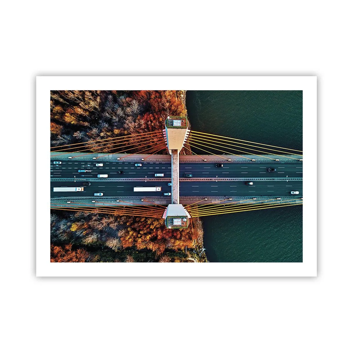 Poster - Behind Seas and Oceans - 70x50 cm