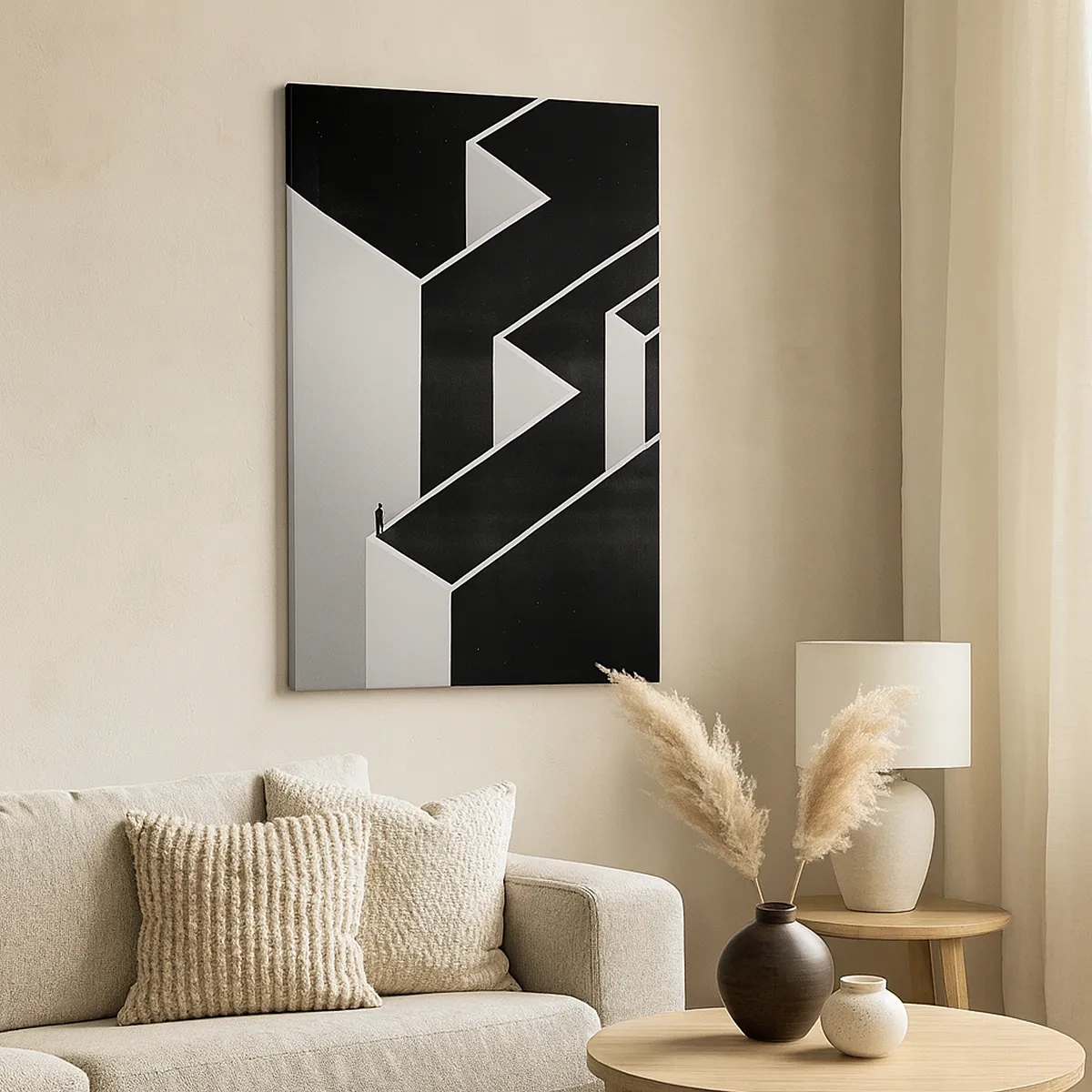 Canvas picture - Solitude at the Top - 50x70 cm