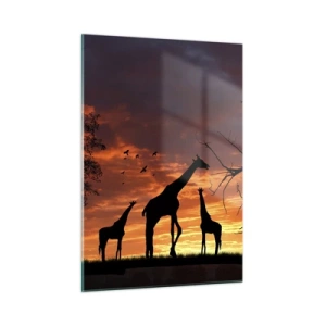 Glass picture - Small Dinner among Close Ones - 50x70 cm