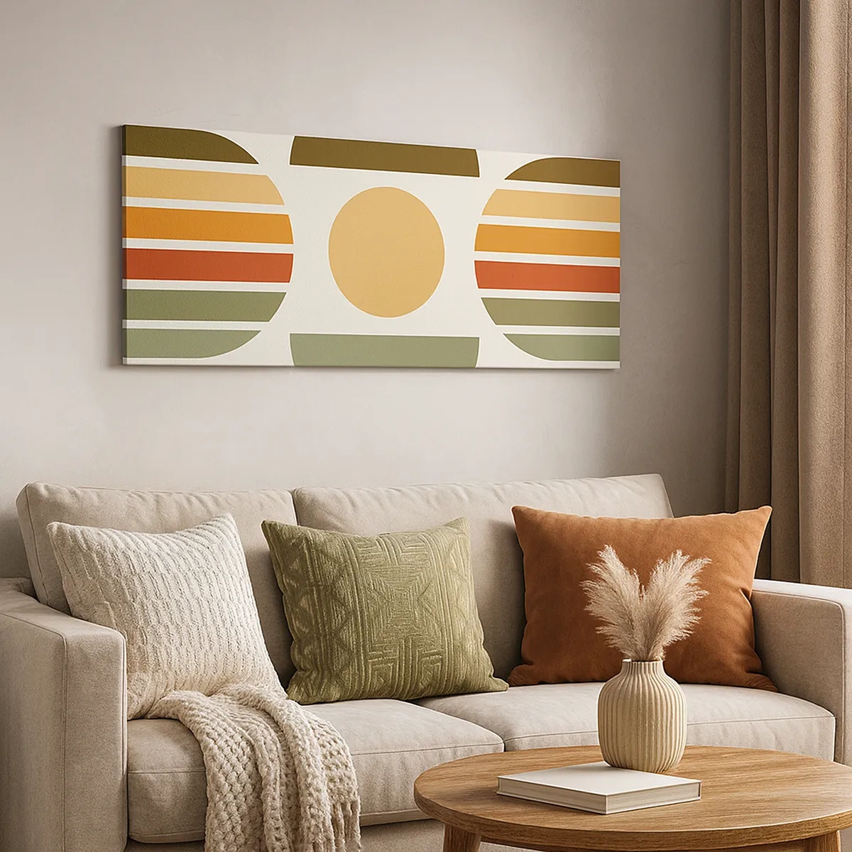 Canvas picture - In the Colours of Soli - 30x30 cm