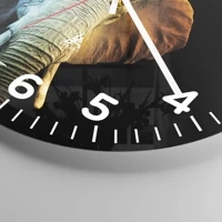 Clock face with numbers