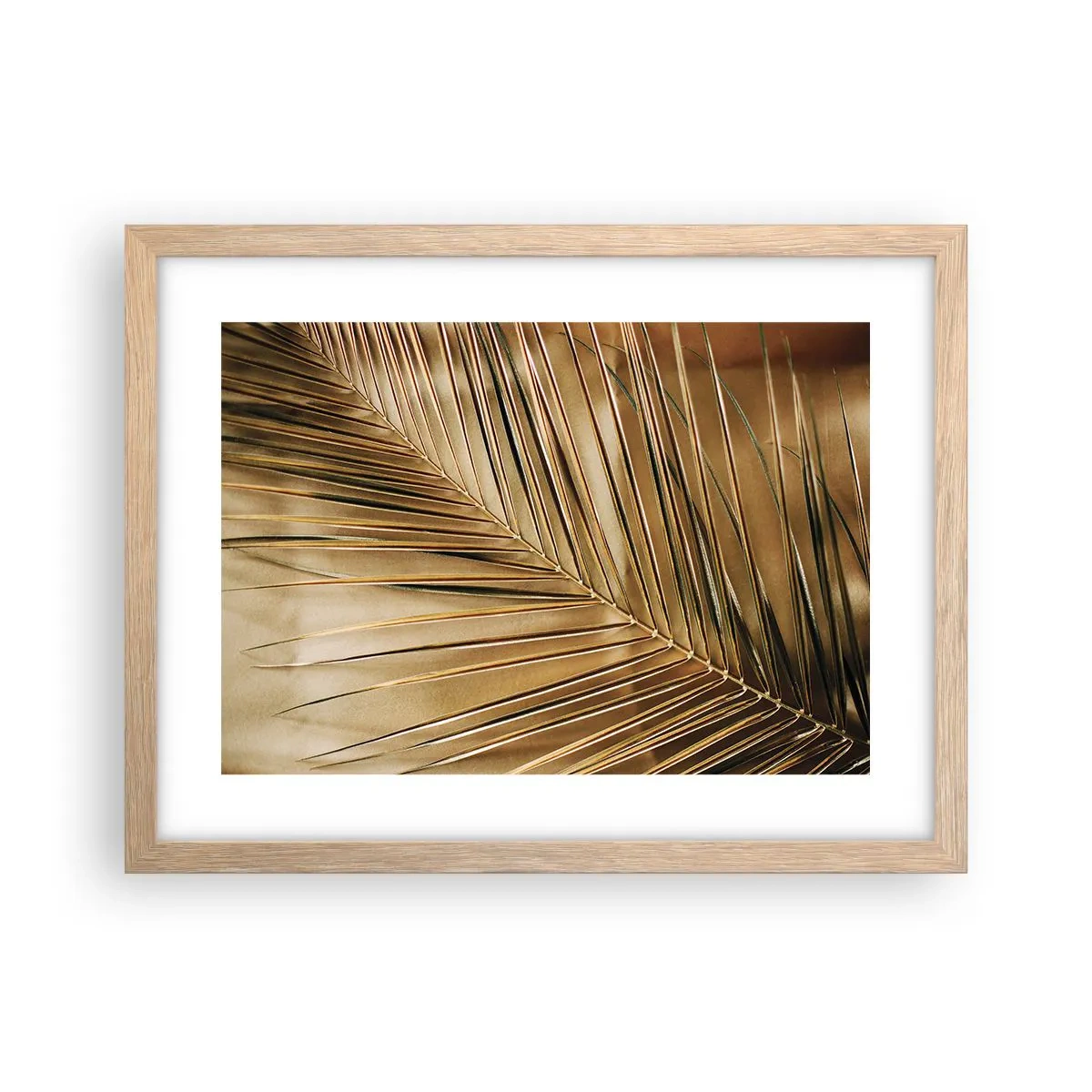 Poster in light oak frame - Natural Colonnade - 40x30 cm