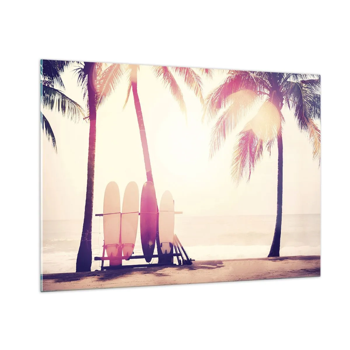 Glass picture - It Will Be a Wonderful Day - 100x70 cm