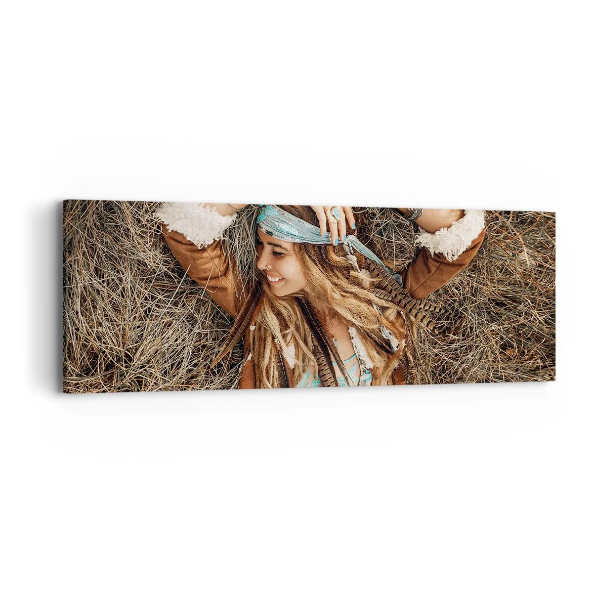 Canvas picture - On the Way to the Summer of Love - 90x30 cm