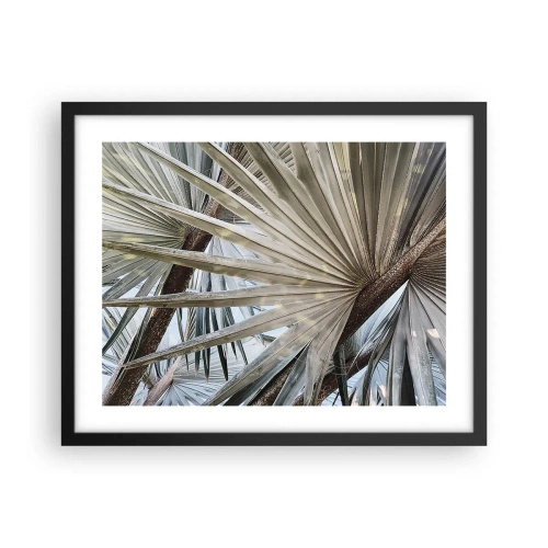 Poster in black frame - Fans in tropics - 50x40 cm