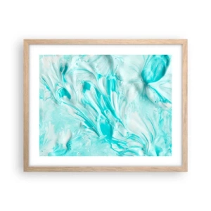 Poster in light oak frame - Together Forever - 50x40 cm