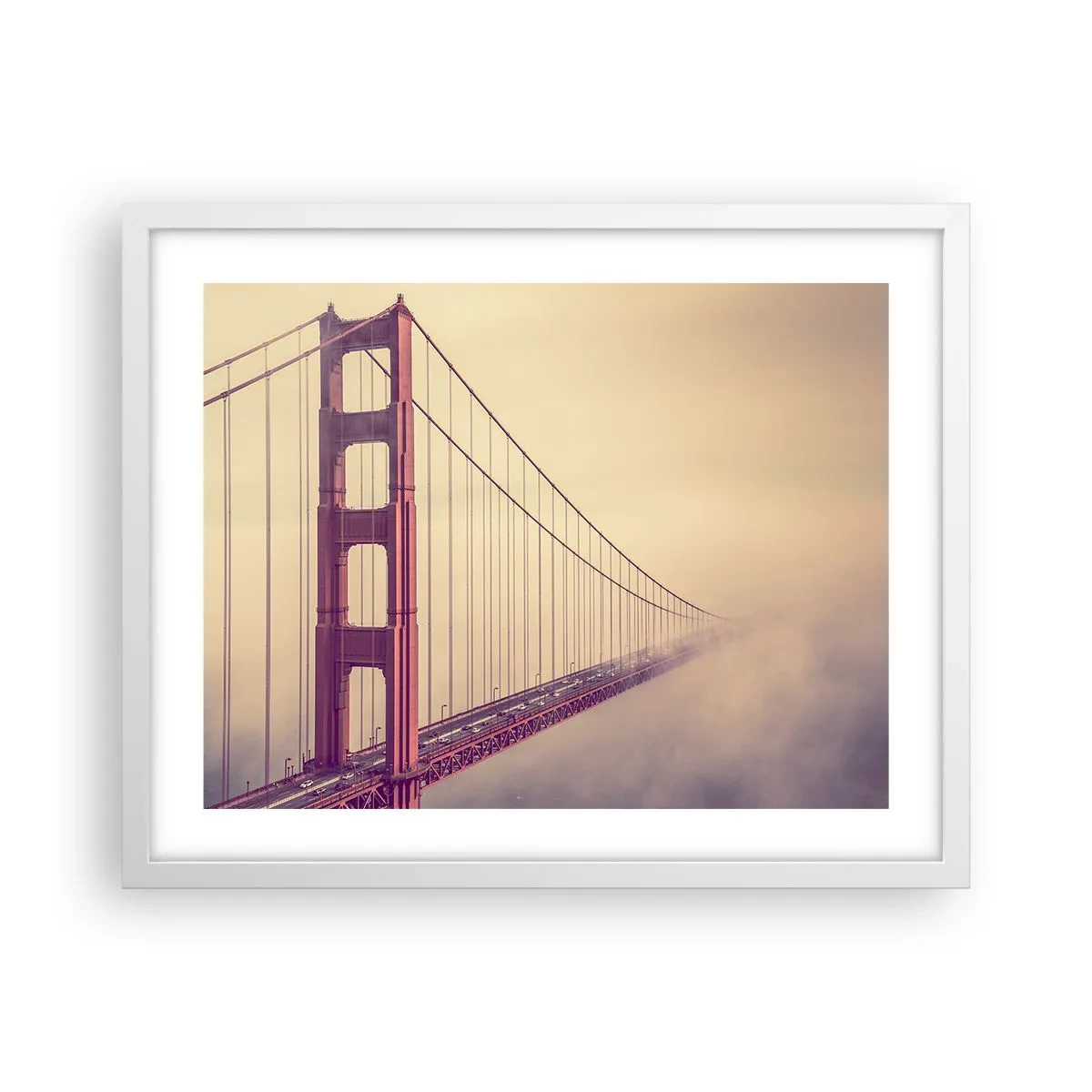 Poster in white frmae - Between Heaven and Earth - 50x40 cm