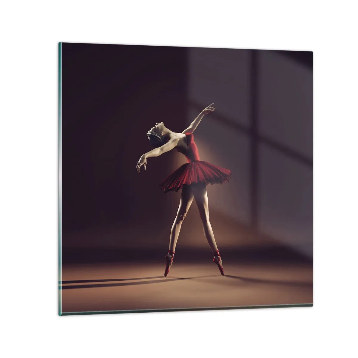 Glass picture - Prima Ballerina - 60x60 cm