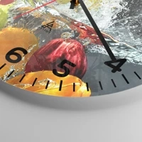 Clock face with numbers