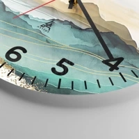 Clock face with numbers