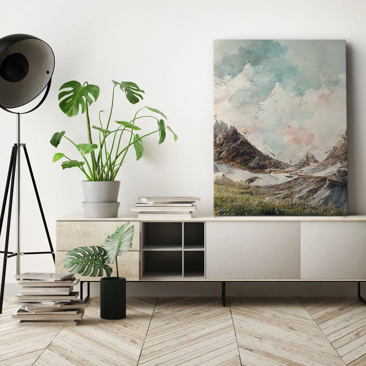 Canvas picture - Rocky Blades - 55x100 cm