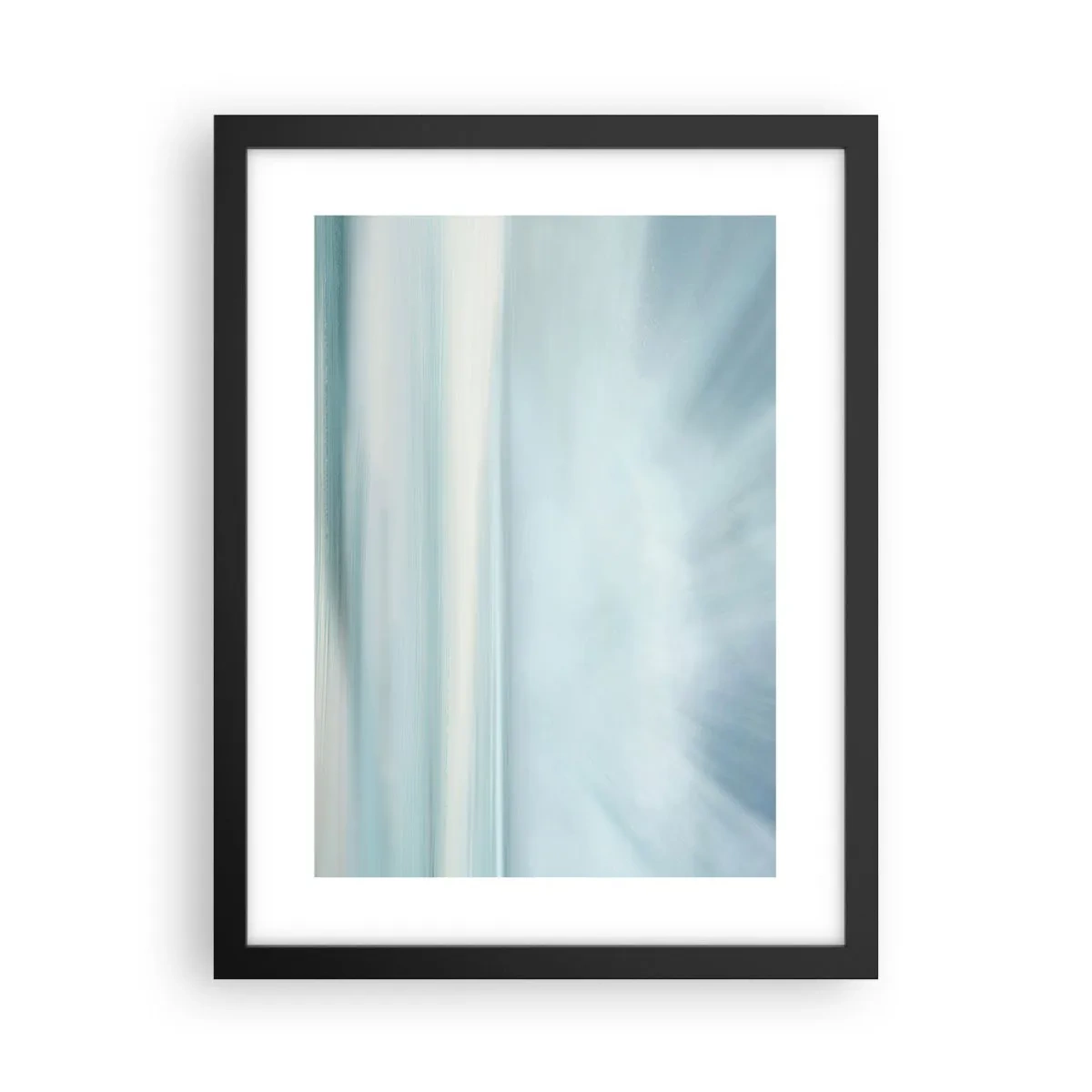 Poster in black frame - Calm up to the Horizon - 30x40 cm