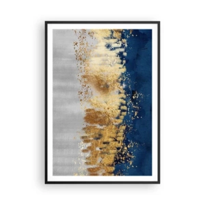 Poster in black frame - Modern Composition and Twinkle - 70x100 cm