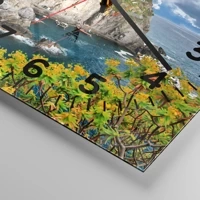 Clock face with numbers