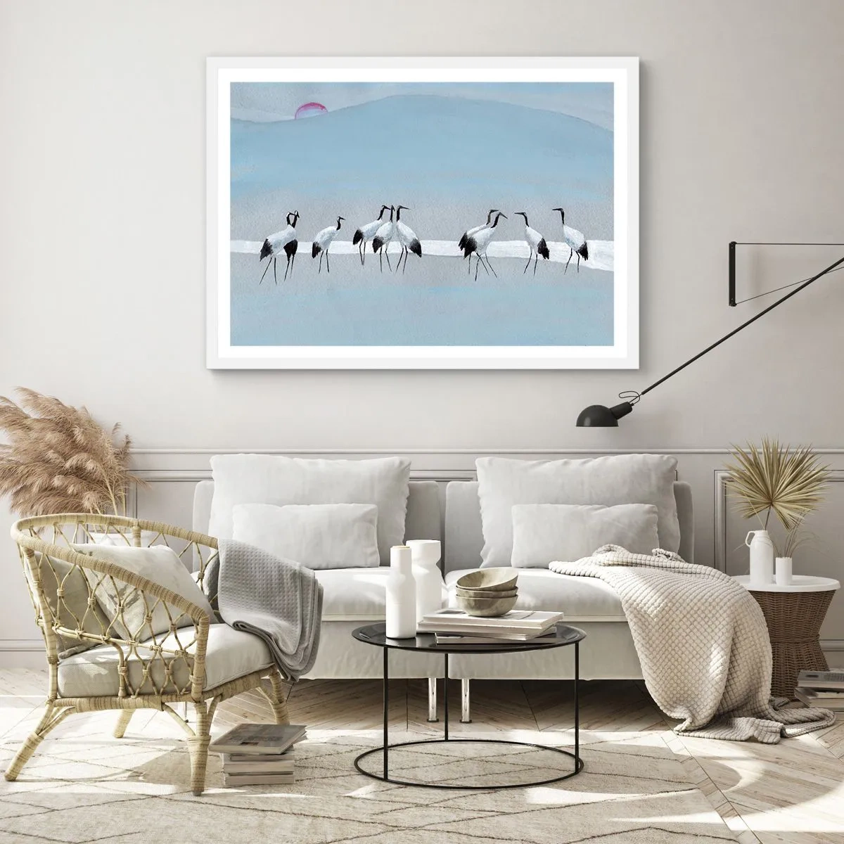 Poster in white frmae - After a Hot Day - 40x30 cm