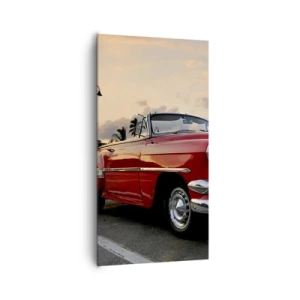 Canvas picture - Red Heat of the Tropics - 65x120 cm