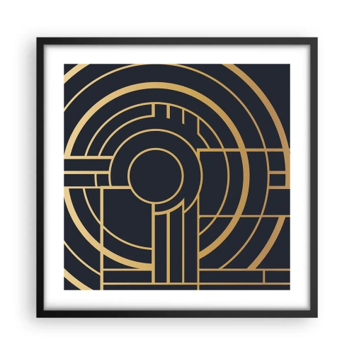 Poster in black frame - Tour of Things - 50x50 cm