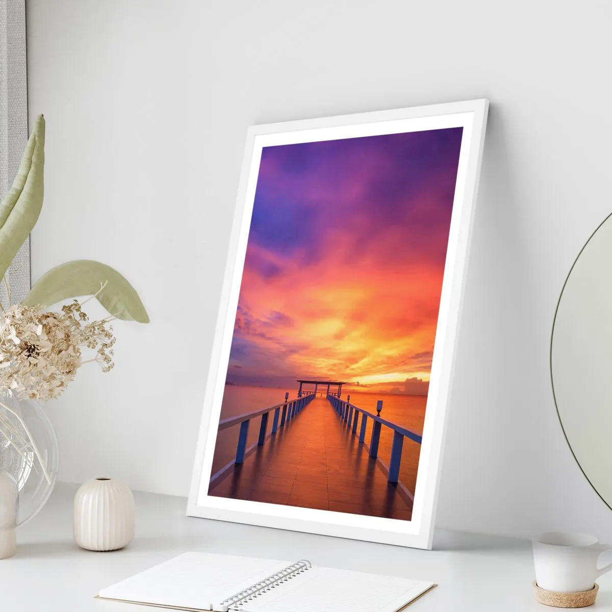 Poster in white frmae - Limitless - 30x40 cm
