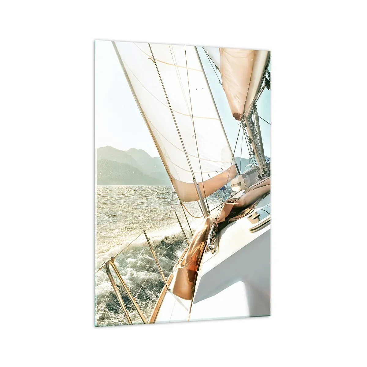 Glass picture - Full Sail - 70x100 cm