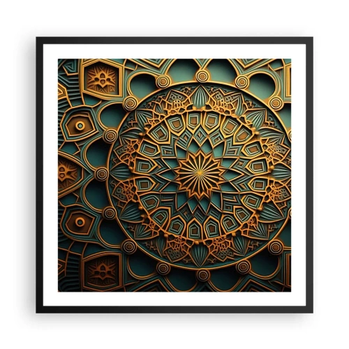 Poster in black frame - In Arabic Style - 60x60 cm