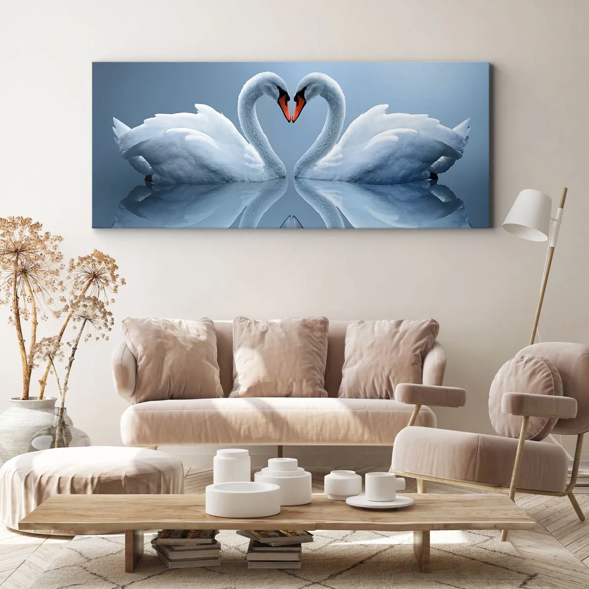 Canvas picture - Time for Love - 100x40 cm