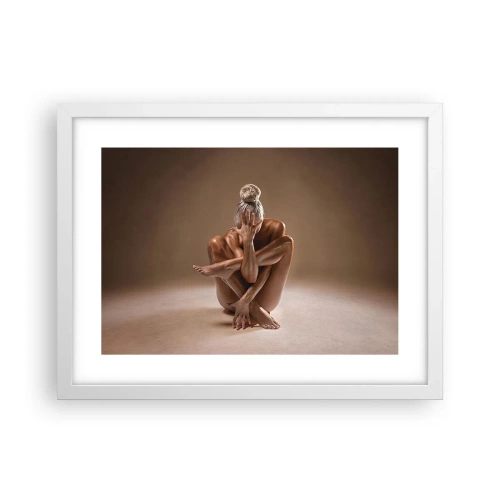 Poster in white frmae - Unity of Body and Spirit - 40x30 cm