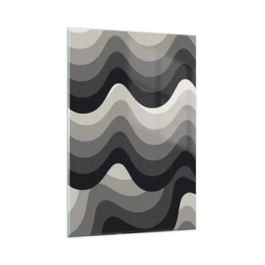 Glass picture - Wave after Wave - 80x120 cm
