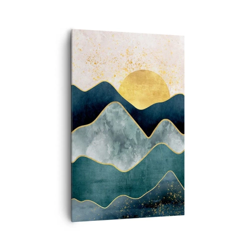 Canvas picture - Behing Seven Mountains - 80x120 cm