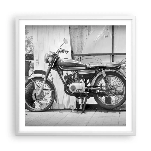 Poster in white frmae - Classics above All - 60x60 cm