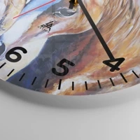 Clock face with numbers