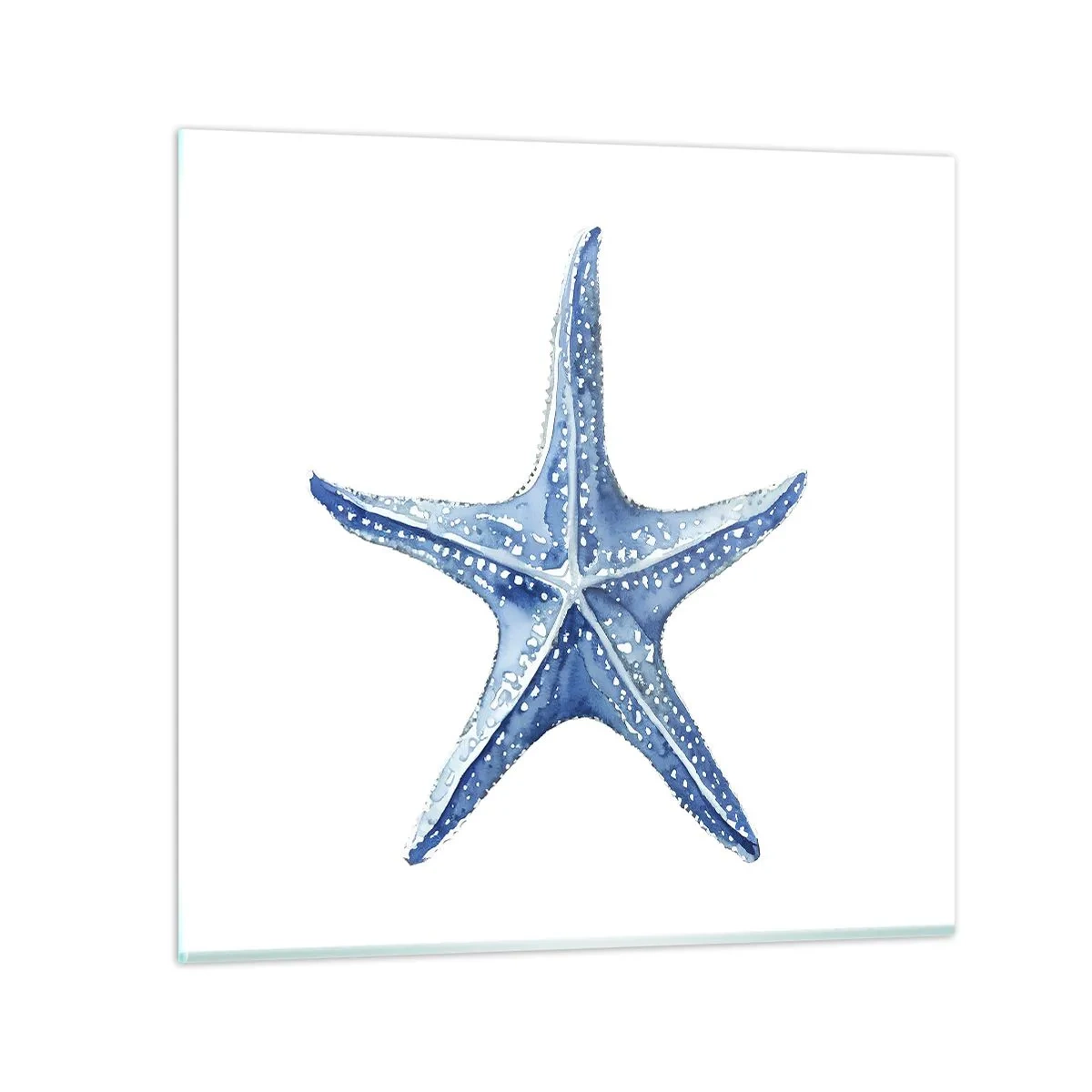 Glass picture - Sea Star - 30x30 cm