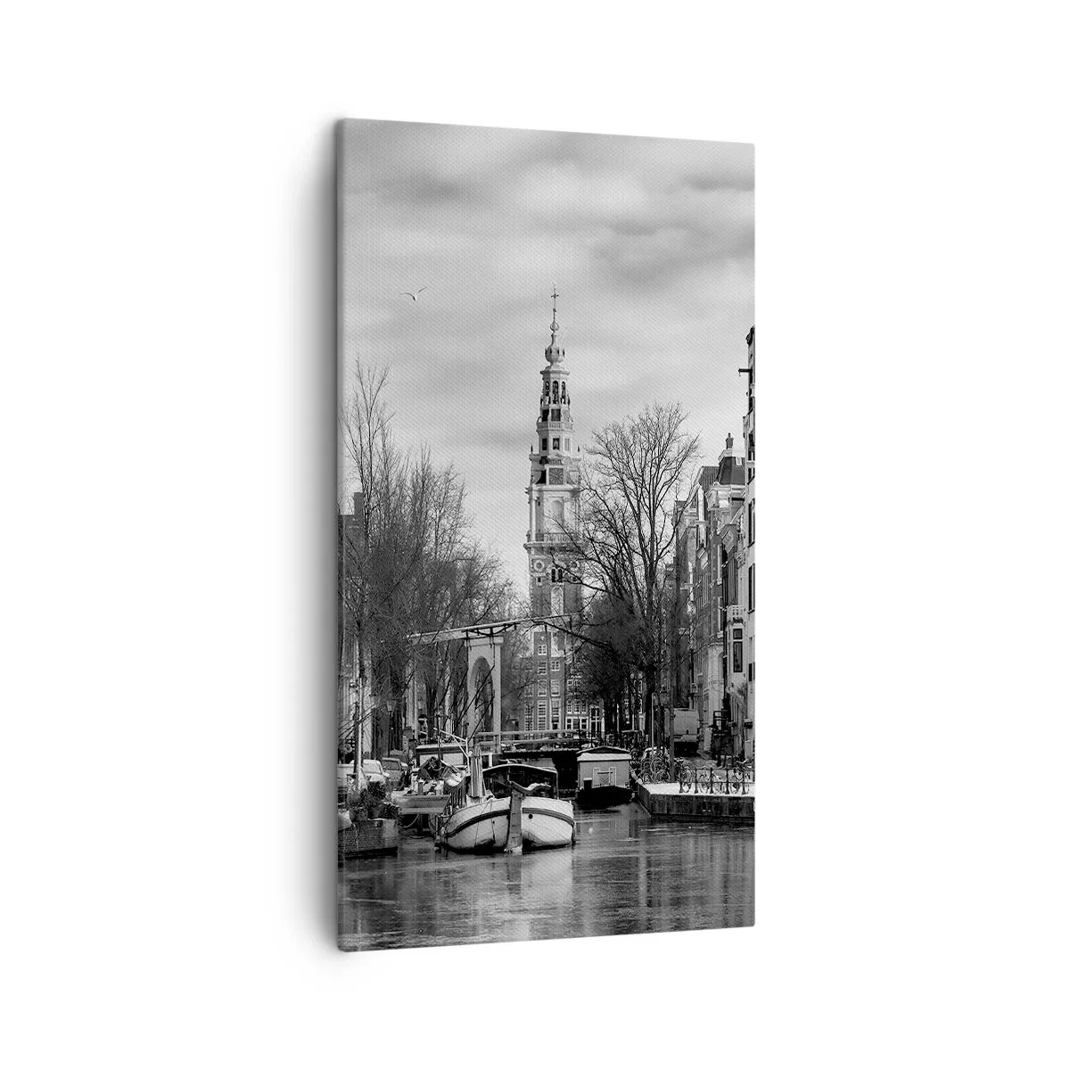 Canvas picture - Amsterdam Atmosphere - 45x80 cm
