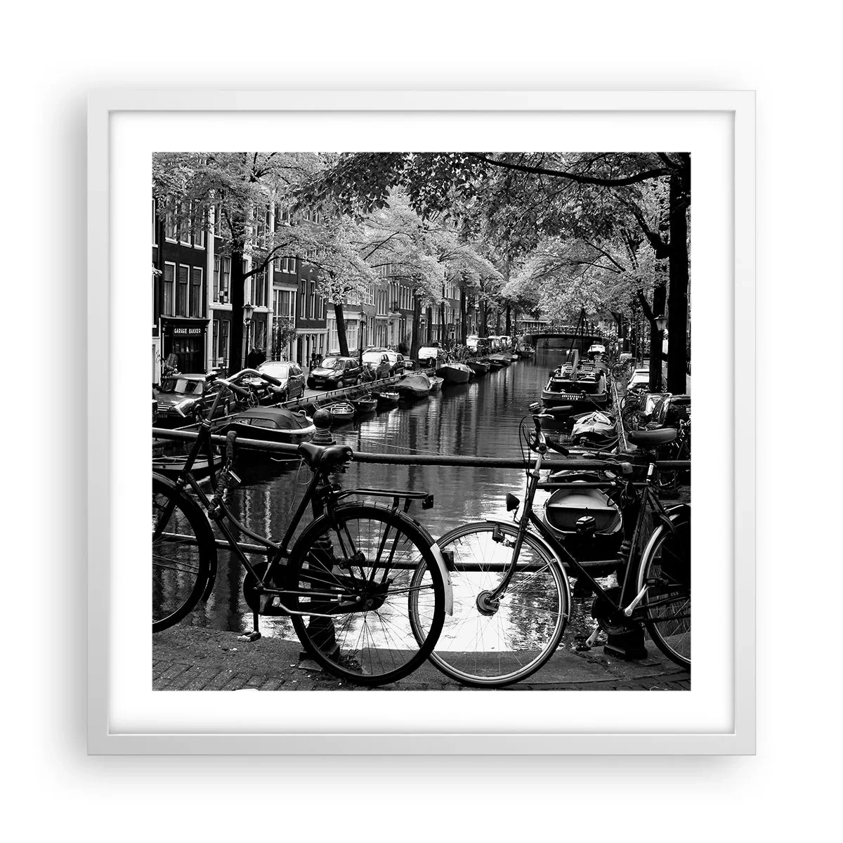 Poster in white frmae - A Very Dutch View - 50x50 cm