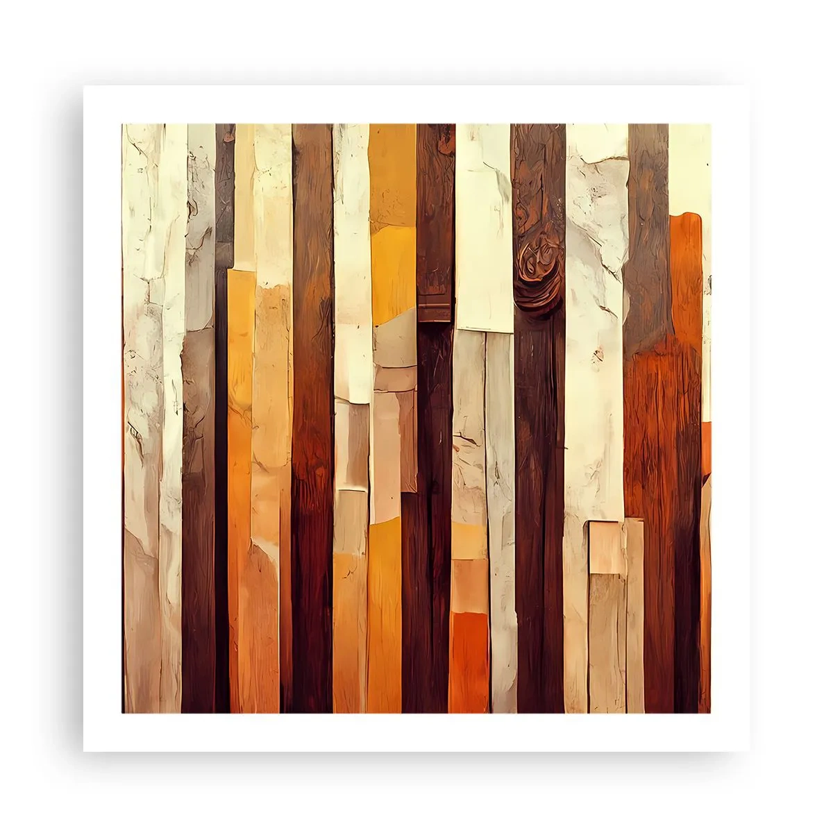 Poster - Anthem of Forest Birds - 60x60 cm