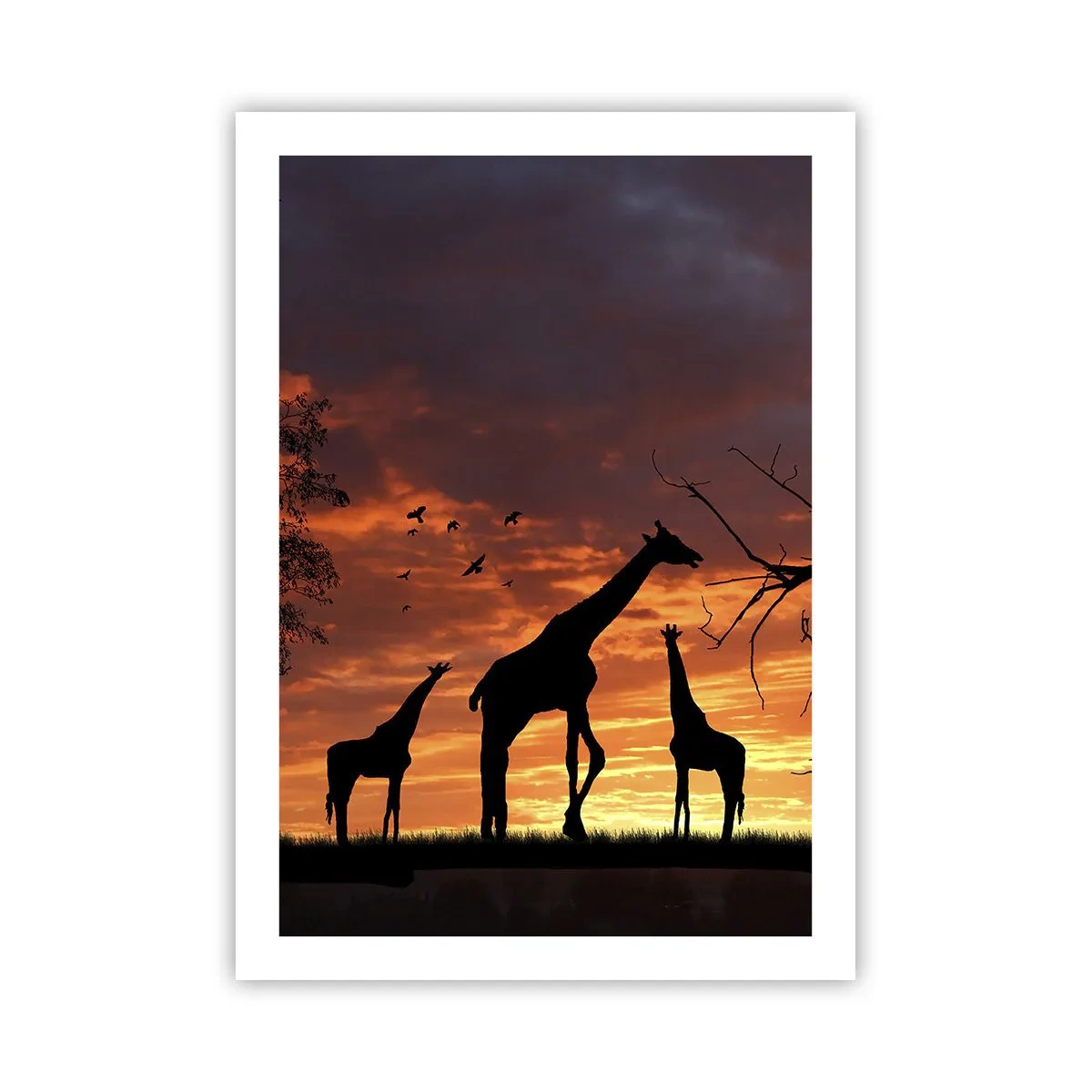 Poster - Small Dinner among Close Ones - 50x70 cm