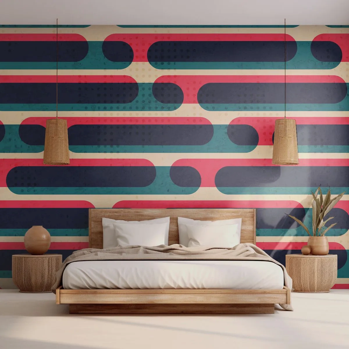 Custom Wallpaper Premium Canvas - Inwards and Forwards - Abstraction, Piece, Modern Art