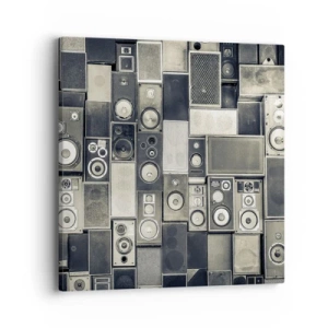 Canvas picture - And Music Is Playing - 40x40 cm