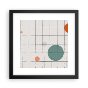 Poster in black frame - Imprisoned. Us or Them? - 30x30 cm