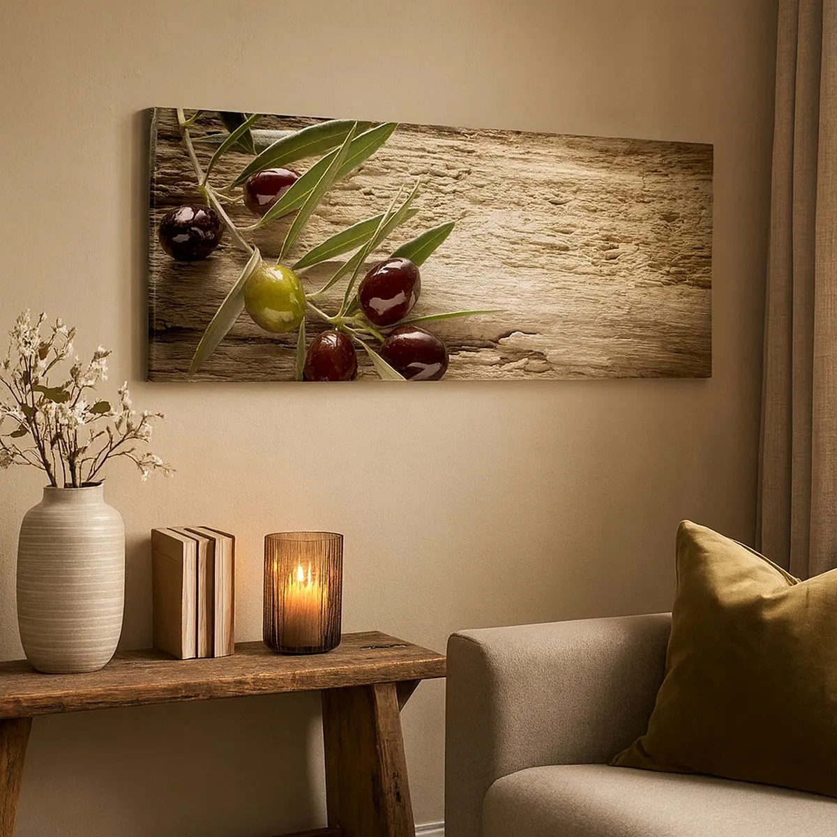Canvas picture - Straight from Nature - 100x40 cm