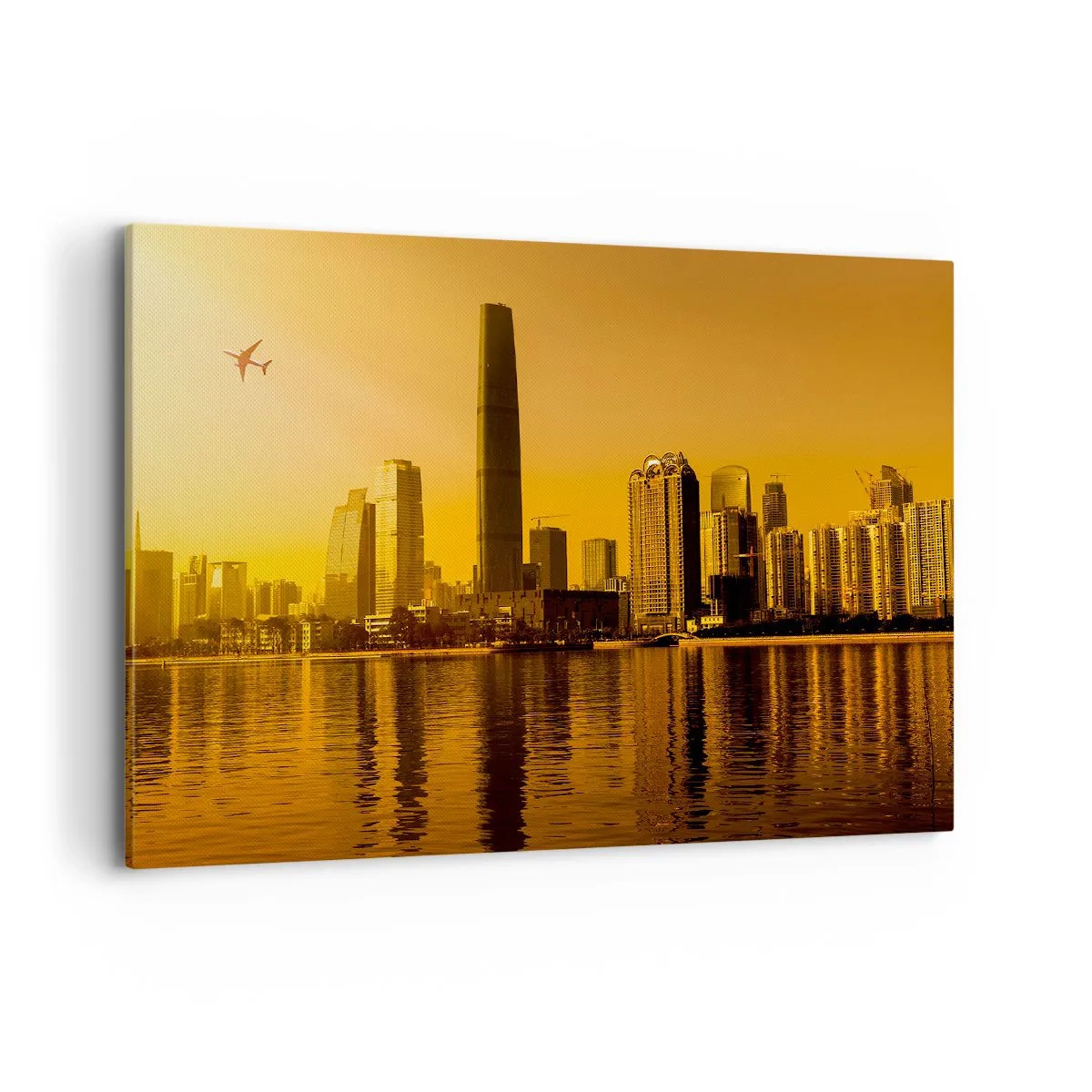 Canvas picture - Golden City - 120x80 cm